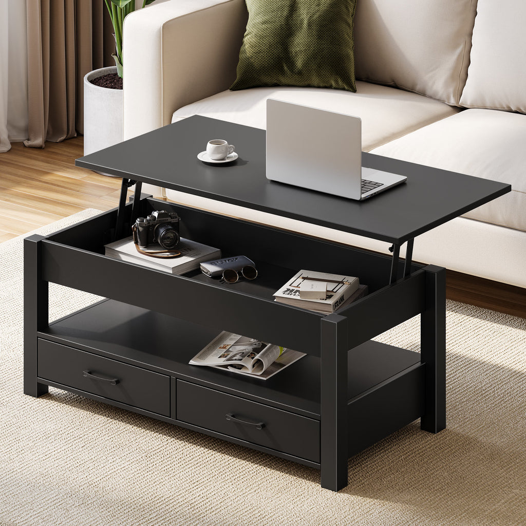 Greenstell Lift Top Coffee Table with 2 Drawers