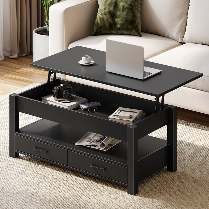 Greenstell Lift Top Coffee Table with 2 Drawers