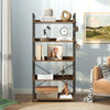 Greenstell Industrial Bookcase for Living Room, Bedroom, and Office, 24" Wide Storage Rack with Open Shelves