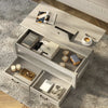 Greenstell Coffee Table, 39" Lift Top Coffee Table with Drawers and Hidden Compartment, Gray