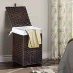 Greenstell Laundry Hamper with Lid, 60L Clothes Hamper with Removable Liner Bags and Mesh Bags