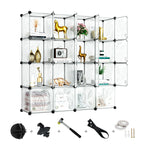 Greenstell Portable Cube Storage Organizer, Plastic & Stackable Closet