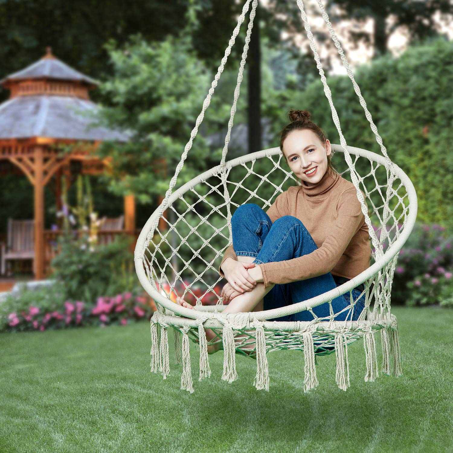 hängematte swing Handmade Macrame Swing Chair Hammock Chair