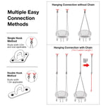 Greenstell Hammock Chair Hanging Chain Extension Method