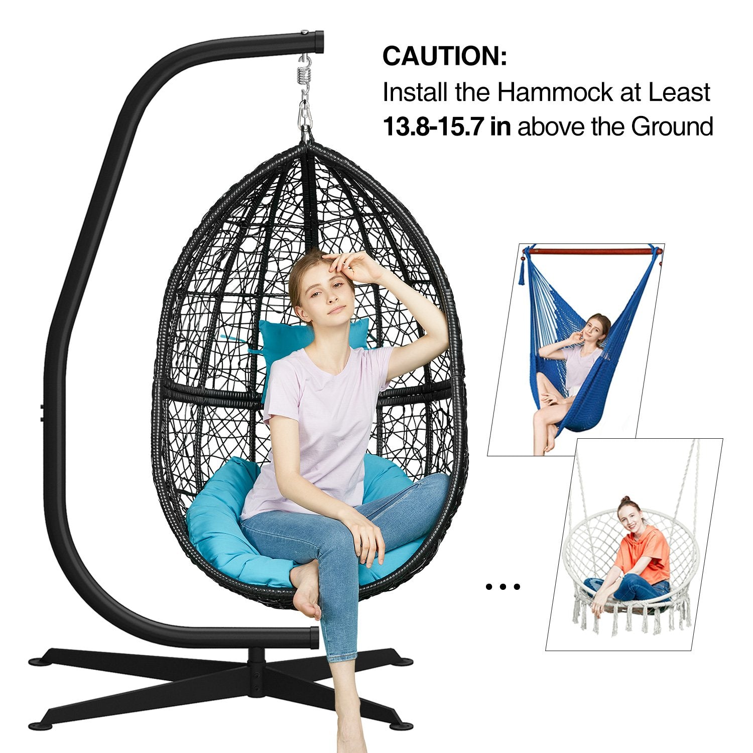 Ground hammock store chair