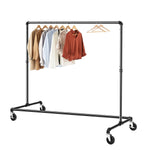 Greenstell Heavy Duty Rolling Industrial Pipe Clothes Rack (24*63*59 in)