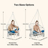 Greenstell Handmade Macrame Swing Chair Hammock Chair Large (40.2*32.7inch)