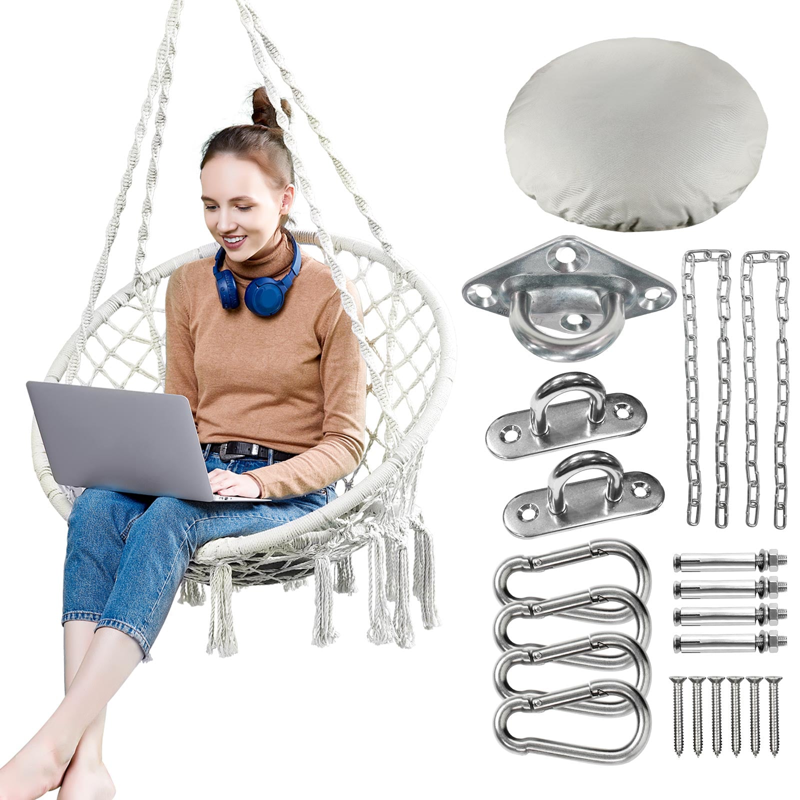 Handmade hammock top chair