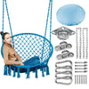 Greenstell Handmade Macrame Swing Chair Hammock Chair Large (40.2*32.7inch)
