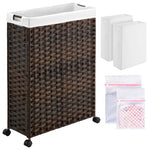 Greenstell Slim 50L Laundry Hamper with 2 Removable Liner Bags & 2 Mesh Bags