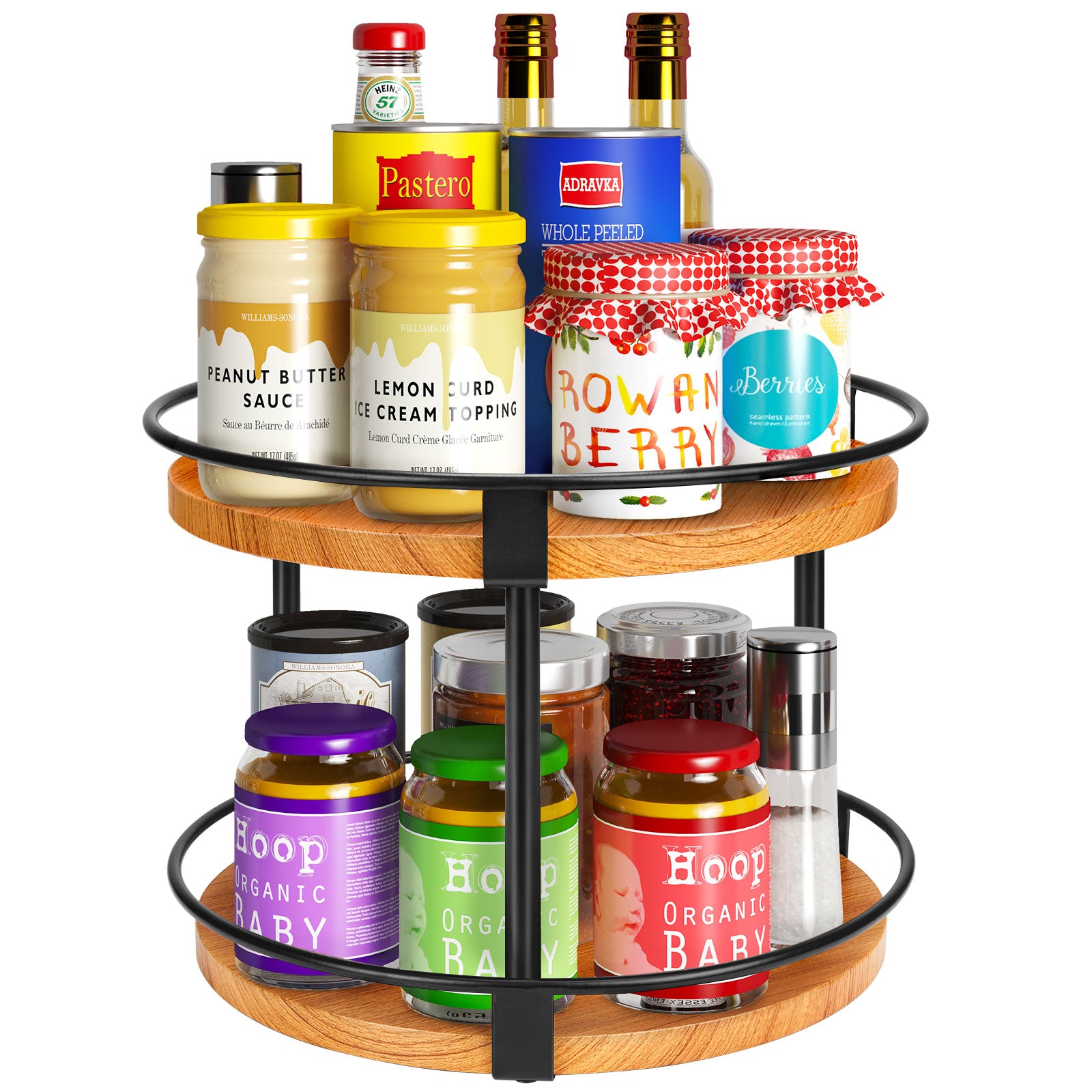 YOU Lazy Susan Spice Rack Square (2/3 Tiers) - Quincaillerie A1's Online  Hardware Store