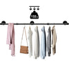 Greenstell Industrial Pipe Wall Mounted Clothes Rack Long