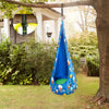 Greenstell Kids Pod Swing Seat Hammock Chair with Air Cushion Navy Blue