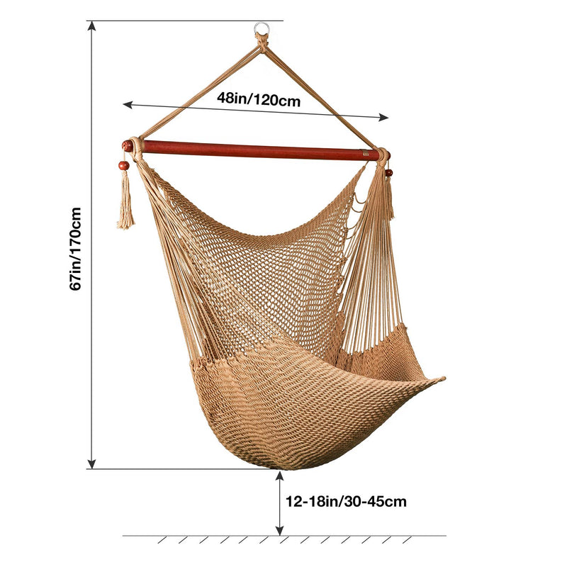 Greenstell Caribbean Hammock Hanging Chair 48 Inches