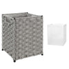 Greenstell Woven Waste Basket with Handles and 2 Liners