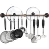 Greenstell Industrial Pipe Hanging Pot Rack Bronze with 14 Detachable Sliding Hooks